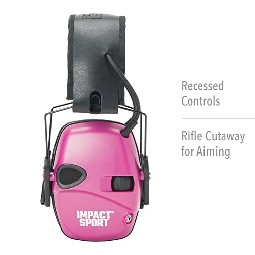 Howard Leight Impact Sport Electronic Shooting Earmuff, Youth/Small, Pink (R-02533) #TOP2