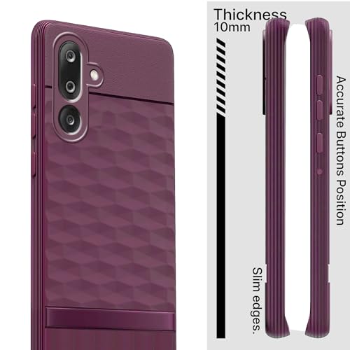 Image of amazon basics TPU Soft Back Cover for Samsung Galaxy M36 5G | Full Camera Protection | Flexible Shockproof Back Case for Samsung Galaxy M36 5G (Purple)