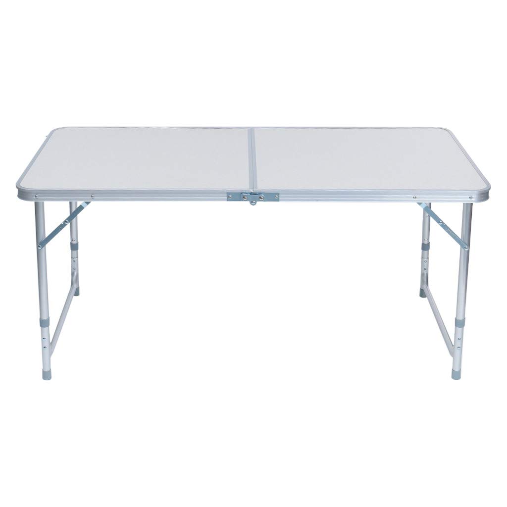 Buy PIKAqiu33 4 Foot Folding Table with Adjustable Height & Folding