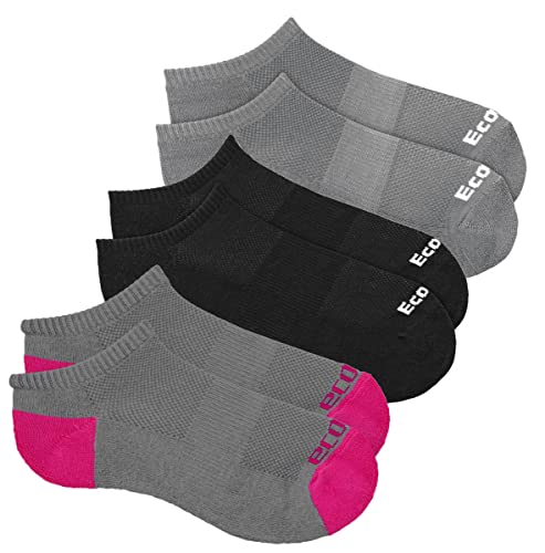 Bamboo Viscose Unisex Casual Footie 3 Pairs No Show Made in USA - Main Image