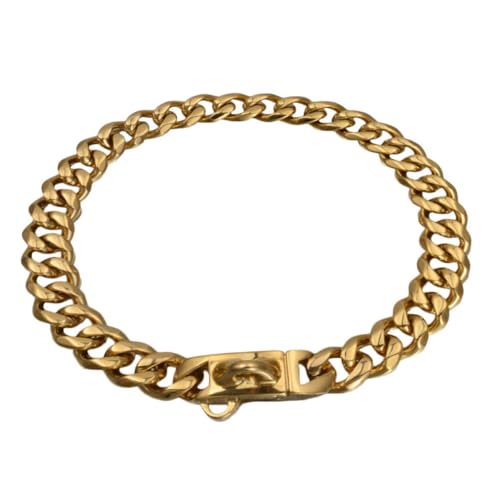 Collier en chien acier inoxydable or résistant contre l'usure - 2