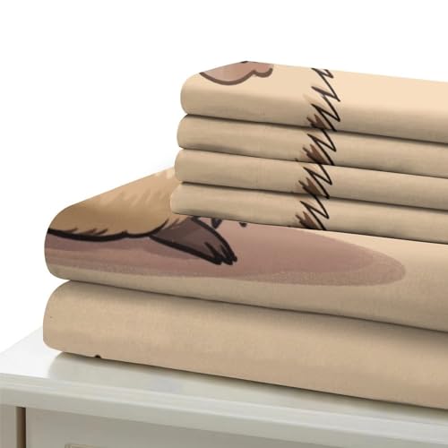 Housse de couette avec fermeture éclair motif hérisson 3D, parure de lit 3 pièces pour ado King - 6