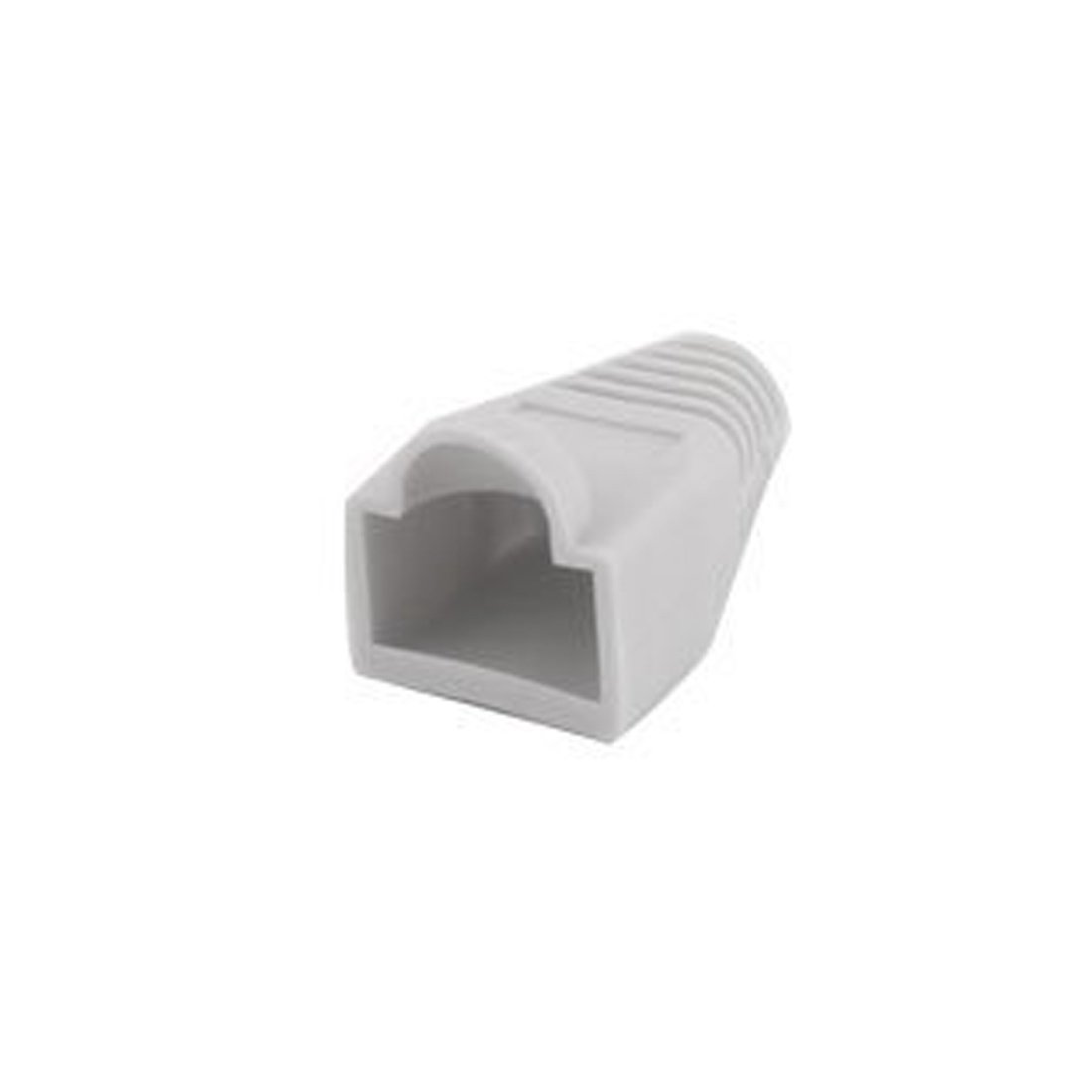 Lot De 100 Manchons Plastique Souple RJ45 Cat5 Cat6 Gris - Protection Connecteurs Ethernet