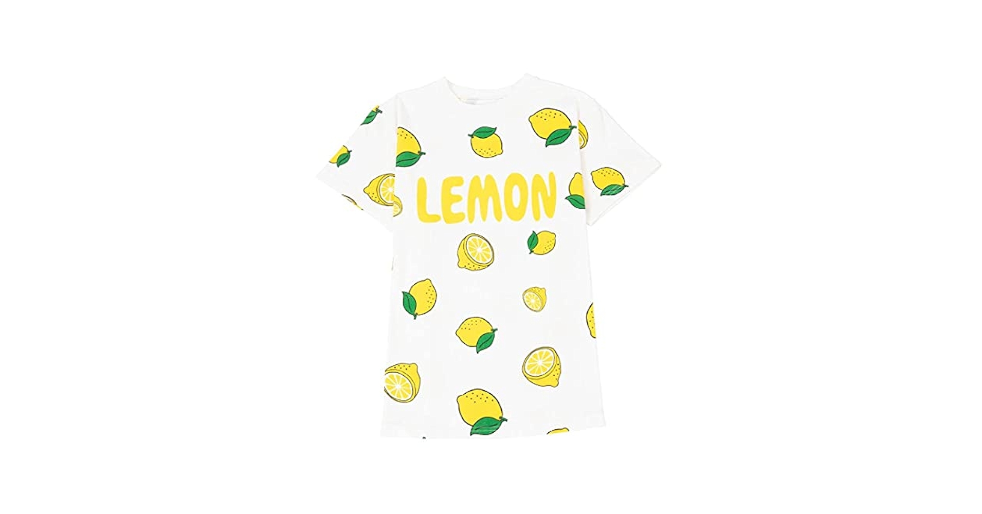 Amazon | プ ニュズ フード総柄 Tシャツ LEMON レモン サイズ4