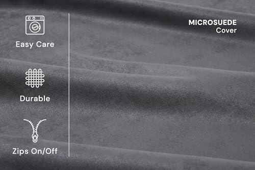 Image of Barker Beds Giant Orthopedic Dog Bed - 7 inch Memory Foam Mattress - 100-300 lbs - Joint Pain & Arthritis Support - Vet Recommended, Washable Cover - Made in USA - 60 inchx48 inchx7 inch - Charcoal