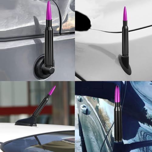 Z-oneMart 5.4" Car Truck Bullet Antenna Replacement for Chevy Ford F150 — view 6