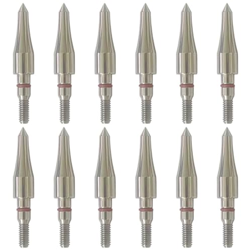 Image of 100 /125 /150 /200 /300 Grains Archery Field Points Practice Field Tips, Archery Target Practice Hunting Arrow Tip for Recurve, Compound Bow Crossbow, Stainless Steel Screw in Broadheads