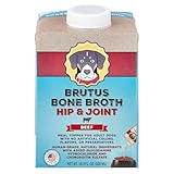 Brutus Broth Beef Bone Broth Hip Joint with Glucosamine Dog Food Topper, 16.9 FZ