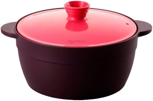 sillymann silicon cooking pot 18cm pink JY-WSK758-P (japan import)
