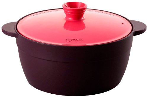 sillymann silicon cooking pot 18cm pink JY-WSK758-P (japan import)