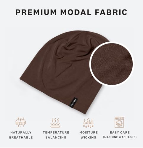 Image of Summer T-Shirt Beanie for Men & Women - Soft Modal - Slouchy Style