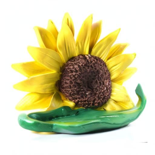 Figura Okapi con Girasol para Decoración miniatura 6