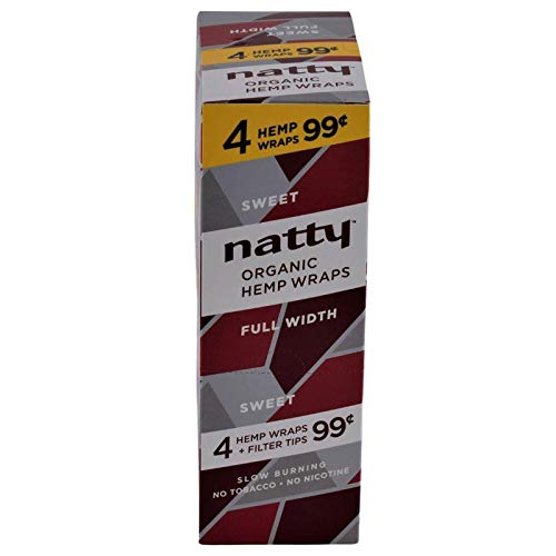 MJ Wholesale Natty Full Width Hemp Wraps 15Packs Per Box 4