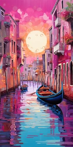 Broderie Diamant Kit Complet avec strass 5D motif paysage marin adulte 80x160cm