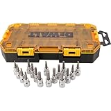 DEWALT Drive Bit Socket Set, 3/8' Drive, SAE/Metric, 17-Piece (DWMT73806)