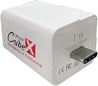 Vista 14 de iXflash Cube - Unidad flash USB de 128 GB para iPhone/iPad/Android, copia de seguridad automática de fotos mientras se carga rápidamente, Apple MFi