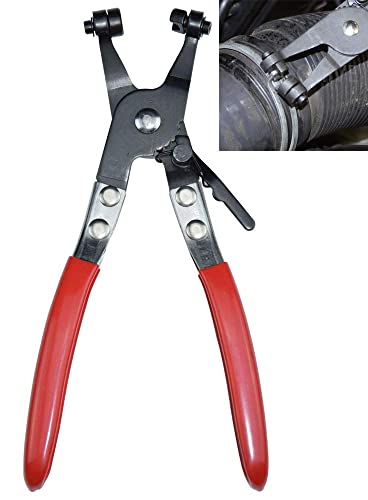 Colliers de Serrage Lot de Pinces, Pince de Serrage de Tuyau Joint de Soupape d'Huile Retirer l'Outil de Retrait de Pince de Faisceau de Tube de Gorge Droit