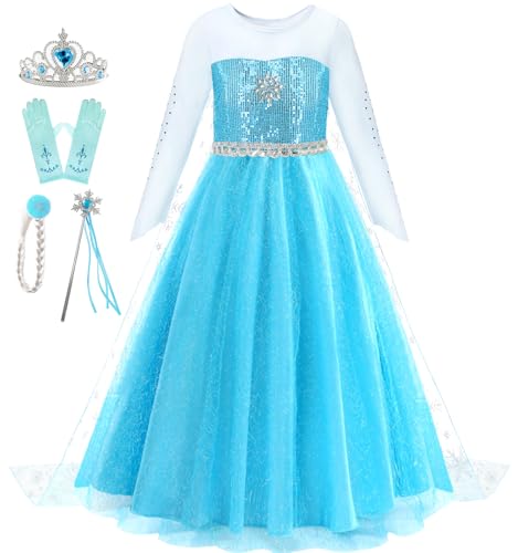 Disfraz completo princesa para niña 5-6 años