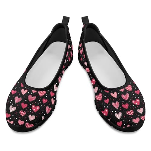 Image of Walking Shoes Women Breathe Mesh Slip On Sneakers Women Comfortable Lightweight