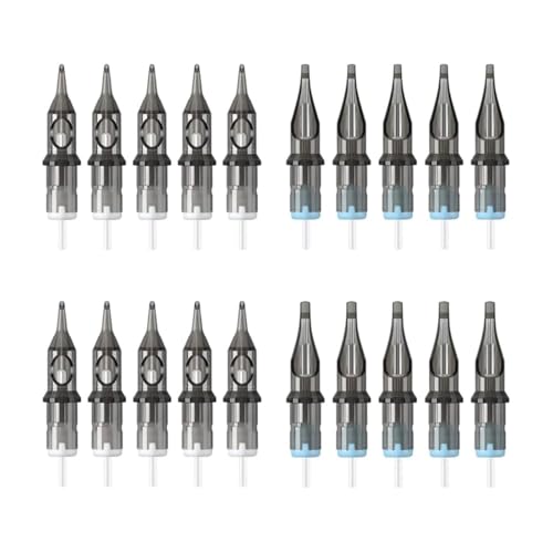 Tatooine Cartridge Needles Set 20Pcs Mix Size (RL3 RL5 MI5 MI7) for Tattoo Machine Pen Makeup Supplies Tattoos Accessories
