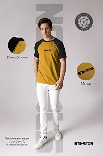 Image of Trendy Men's Round Neck T-Shirt Pure Pre Combed Cotton Bio-Washed 3D Print (STM-003)