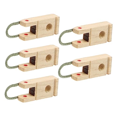 Vaguelly 5 Soportes de Eje de Madera Pulida para Piano Alta Relación Calidad Precio y Fácil Uso, Accesorios para Reparación y Mantenimiento de Piano