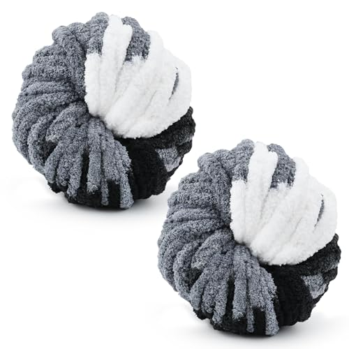 Chunky Wool Yarn 250g × 2