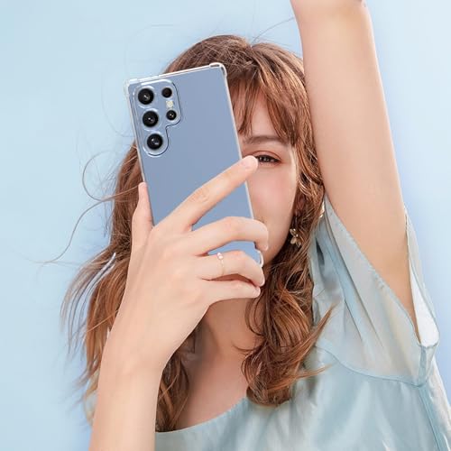 Image of for [Samsung S25 Ultra] Case,[Samsung Galaxy S25 Ultra] Phone Back Case Cover Clear Transparent Corners TPU Shock-Absorption Cell Phone Cover for [Samsung S25 Ultra] - Transparent