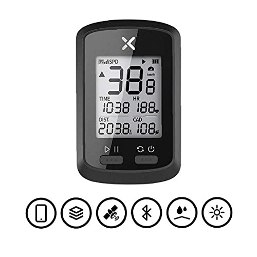 NIDONE Fietscomputer G + Draadloze Snelheidsmeter English Codetafel met Mount Extended Backet Cadans Hartslag - Image 6
