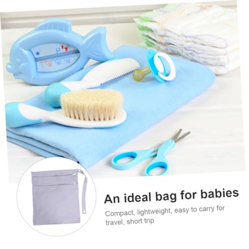 Bolsa Organizadora para Pañales Yardwe Gris 34x30 cm miniatura 4