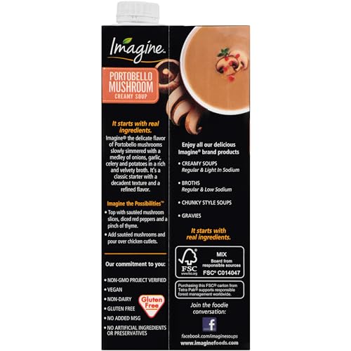 Imagine Portobello Mushroom Creamy Soup 32 Fl. Oz thumb #1