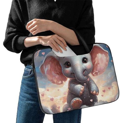 Bolsa para portátil Cute Elephant 17 pulgadas impermeable miniatura 2