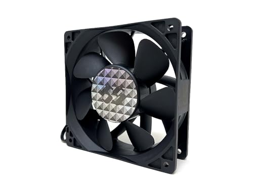 b-BlasterPWM 120x38 2Ball PWM High Speed Fan ranging 1300 to 6500 RPM with 318 CFM. UL, CE, FCC, RoHS, Reach Certified High Speed PWM Fan,Black