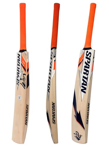 Image of Pro Play Cricket Bat Popular WillowFull Size with Bat Cover Play for Rubber Ball | Tennis Ball | Plastic Ball (SPARTAIN)