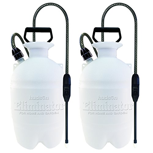 Hudson 60151TP Weed N Bug Eliminators Twin Pack, 1gal, Brown/A