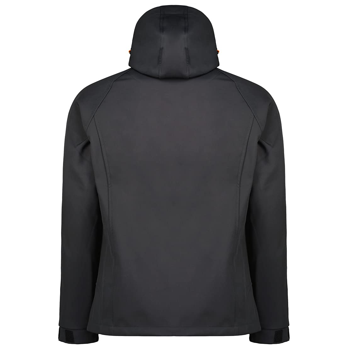 Geographical Norway Taboo Men - Chaqueta Softshell Hombres Impermeable Con Capucha - Chaqueta Outdoor Cortavientos Resistente - Senderismo Esquí Otoño Invierno Primavera (Gris Oscuro XL)