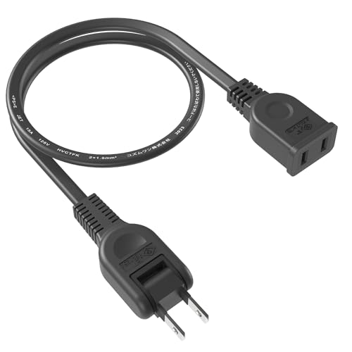 延長コード 短い 1個口 0.5m ブラック ホワイト 15A 1500W 耐トラッキング 二重被覆 絶縁キャップ ACアダプター すっきり接続 コンセント 長さを選択でき ソフト ちょっとコード 電源コード 延長ケーブル 連結可 電源ケーブル 電源プラグ おしゃれ 業務用 作業用 (1本セット ブラック 50cm)