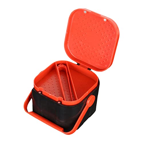 Parliky Portable Bait Box Breathable Worm Breeding Container for Fishing Durable Storage Case with Capacity for Outdoor Use