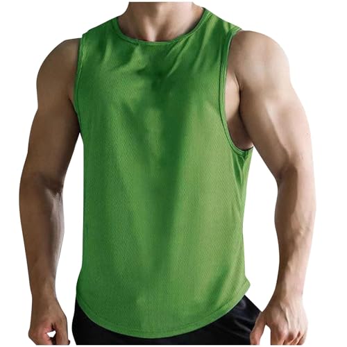 Camiseta sin mangas para hombre, para playa, vacaciones, verano, deportiva, muscular, camiseta básica 2026, camiseta sin mangas, camiseta atlética, camisetas deportivas para hombre, GN1., L