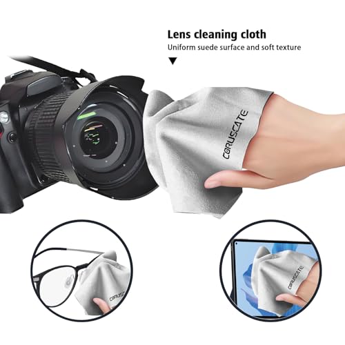 Adaptador de Lente para Cámara 62mm a 72mm, Cambia el Tamaño del Filtro o Lente de 62mm a 72mm. Compatible con Todos los Filtros de Rosca 72mm + 1 Paño de Limpieza para Lentes miniatura 6