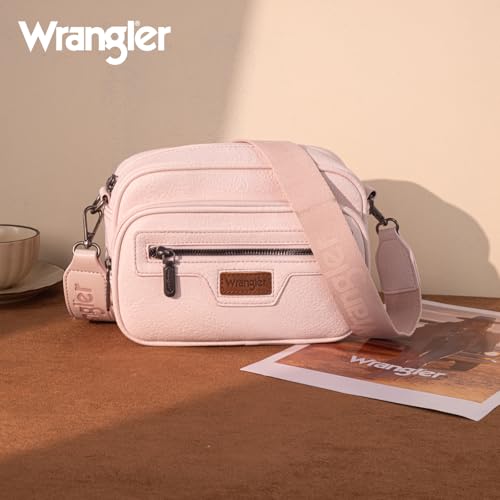 Image of Wrangler Crossbody Bag for Women Multi Pocket Crossover Bag Shoulder Pursea with Adjustable Strap