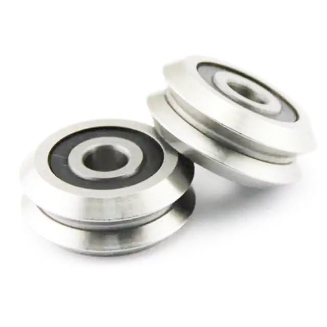 1PCS LFR5301-10NPP LFR 5301-10 NPP Track Rollers Double Row Angular Contact Ball Bearings Gothic Arch Raceway Groove