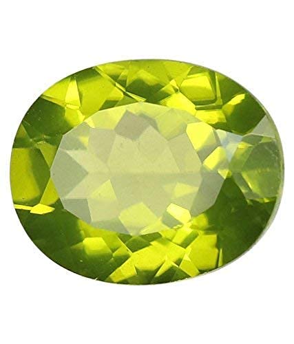 Pietra della nascita di agosto certificata da 11,87 carati 12,25 Ratti (superiore Aaa+), qualità certificata non riscaldata e non trattata, peridoto verde per uomini e donne - B0CK5WFFHG, argento,