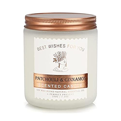 Scented Candles Gifts For Women, Cinnamon & Apple Candles For Home Decoration, Soy Wax Candles - 7 Oz 45 Hour Burn Time | Aromatherapy Candles Gifts For Valentines Day #TOP1