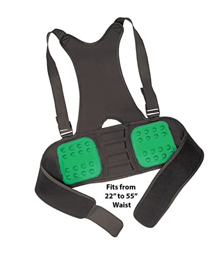 Posture Corrector for Men & Women | Adjustable Upper Back Brace | Provides Neck, Shoulders, & Back Pain Relief | Posture Trainer for Spinal Alignment | Premium Back Straightener | Magnetic or Standard