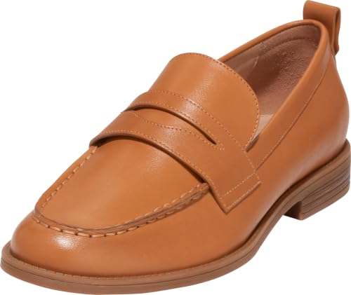 Cole Haan Women's Stassi Penny Loafer, Pecan Leather, 9.5-B US - image 1