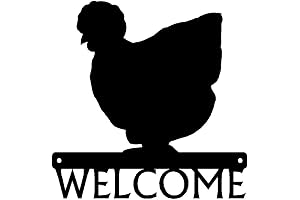 Custom Silkie Chicken Welcome Sign