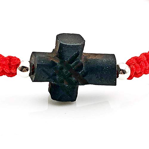 St Benedict Medal Adjustable Red String Protection Bracelet for Mens Pulsera San Benito para Hombre4