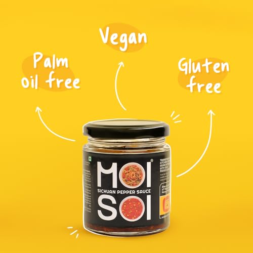 MOI SOI SCHEZWAN SAUCE 175gms|Premium quality Sauce Dip|Cook|Dipping Sauce|Spread|Stir Fry Cooking Sauce|Vegan Friendly|Gluten free Product|No MSG|Chinese Sauce|Oriental Sauce|Asian Sauce