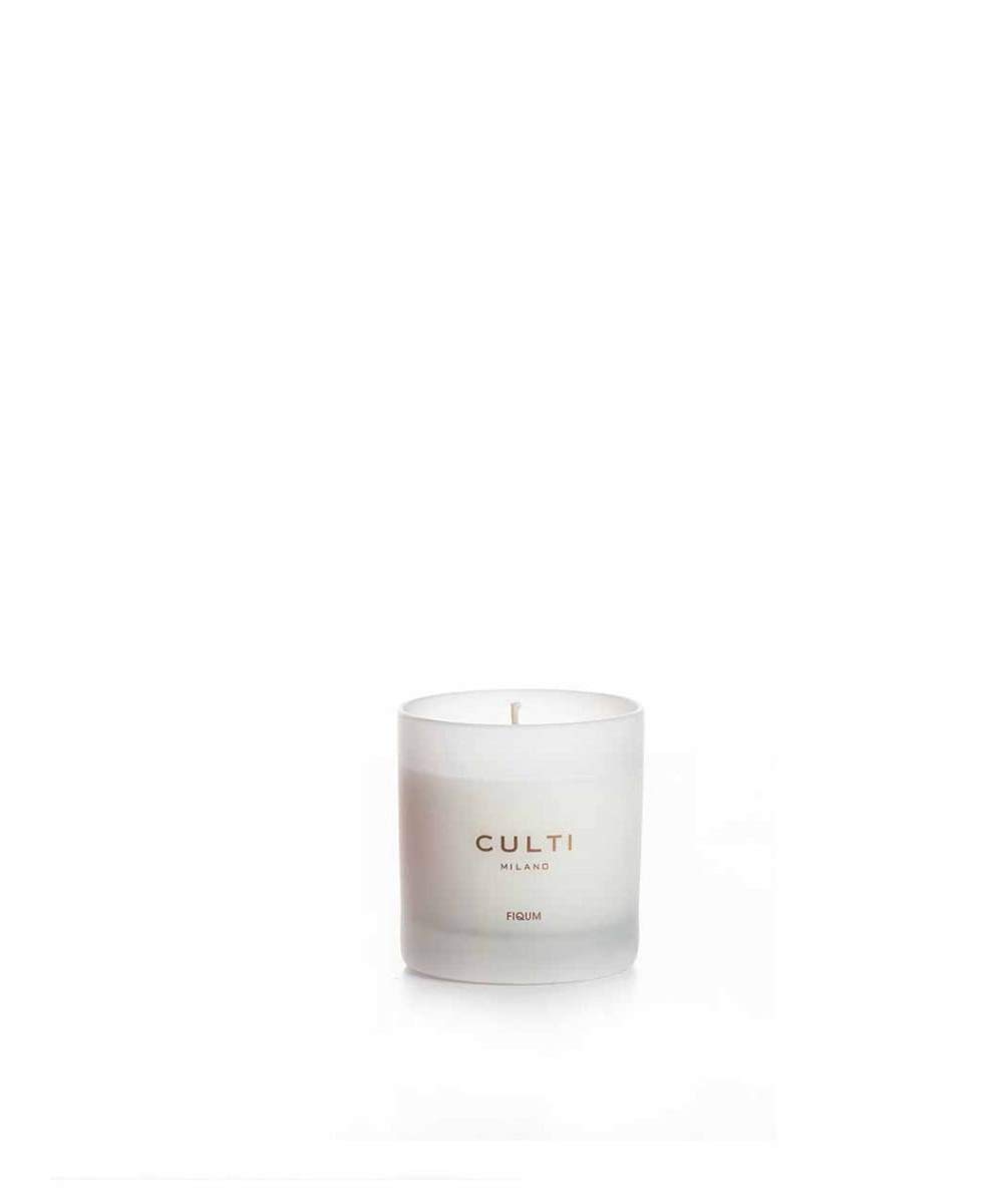 Culti Milano Bougie parfumée de style classique 270 g Parfum figue, fleurs de jacinthe et vanille – Durée : 40 h – Fabriquée en Italie